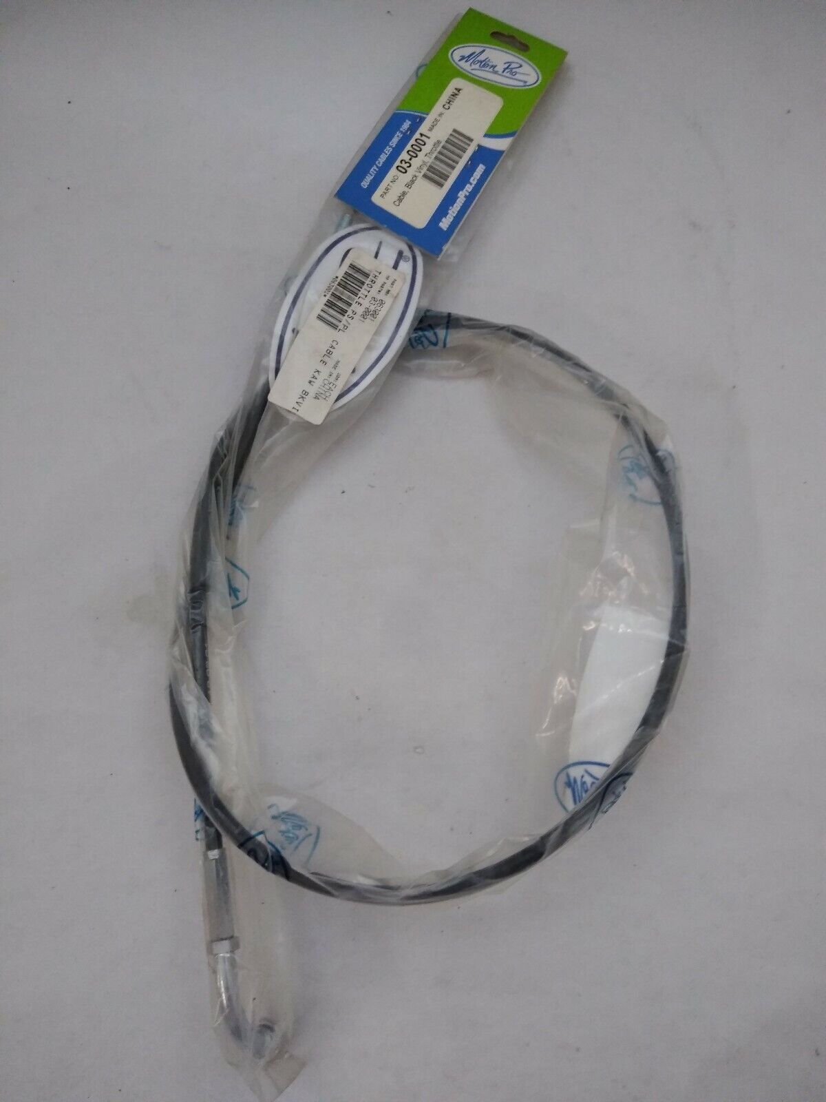 NEW Motion Pro Standard Black Vinyl Throttle Cable / 03-0001
