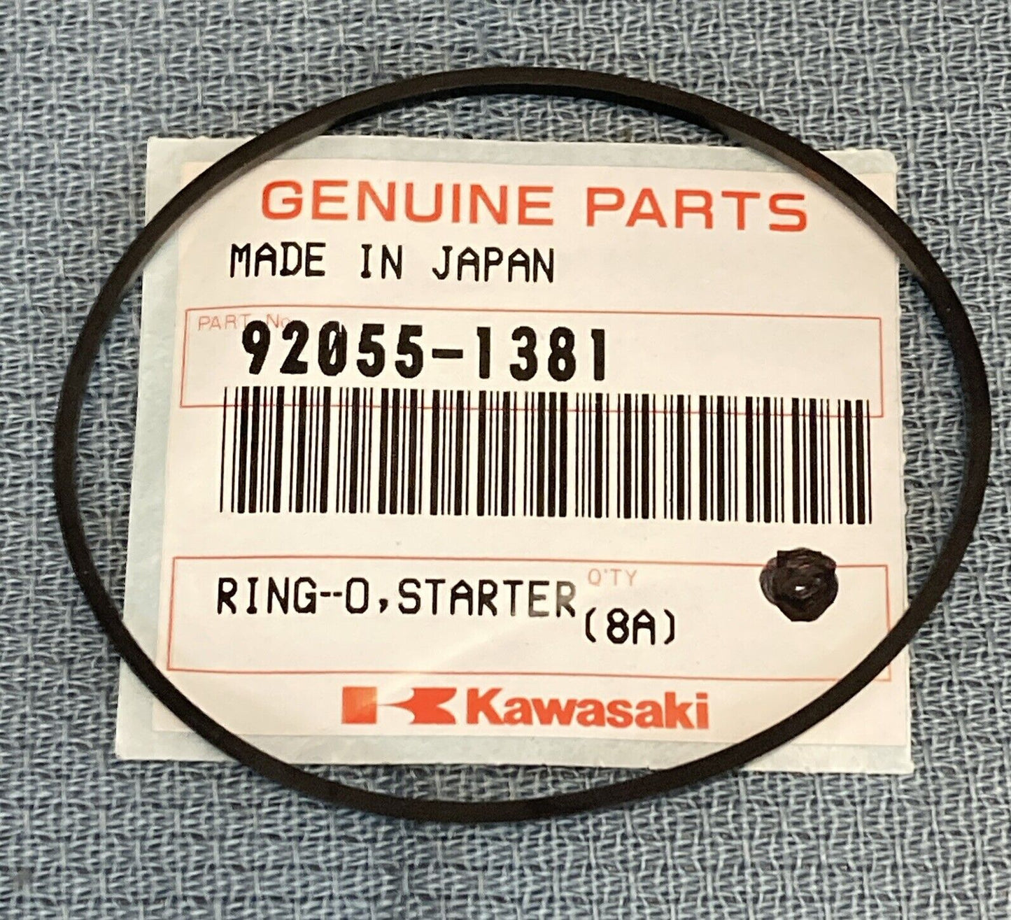 QTY 3 NEW GENUINE KAWASAKI 92055-1381 Ring O, Starter Motor