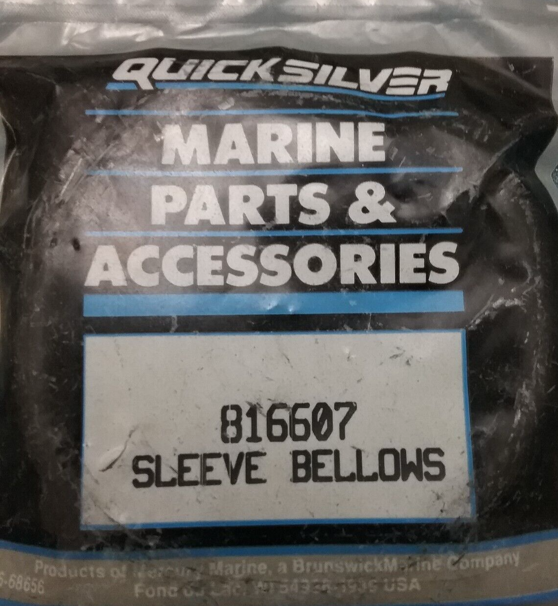 NEW QUICKSILVER 816607 SLEEVE BELLOWS Mercruiser ALPHA ONE GEN. 2 1998 and UP