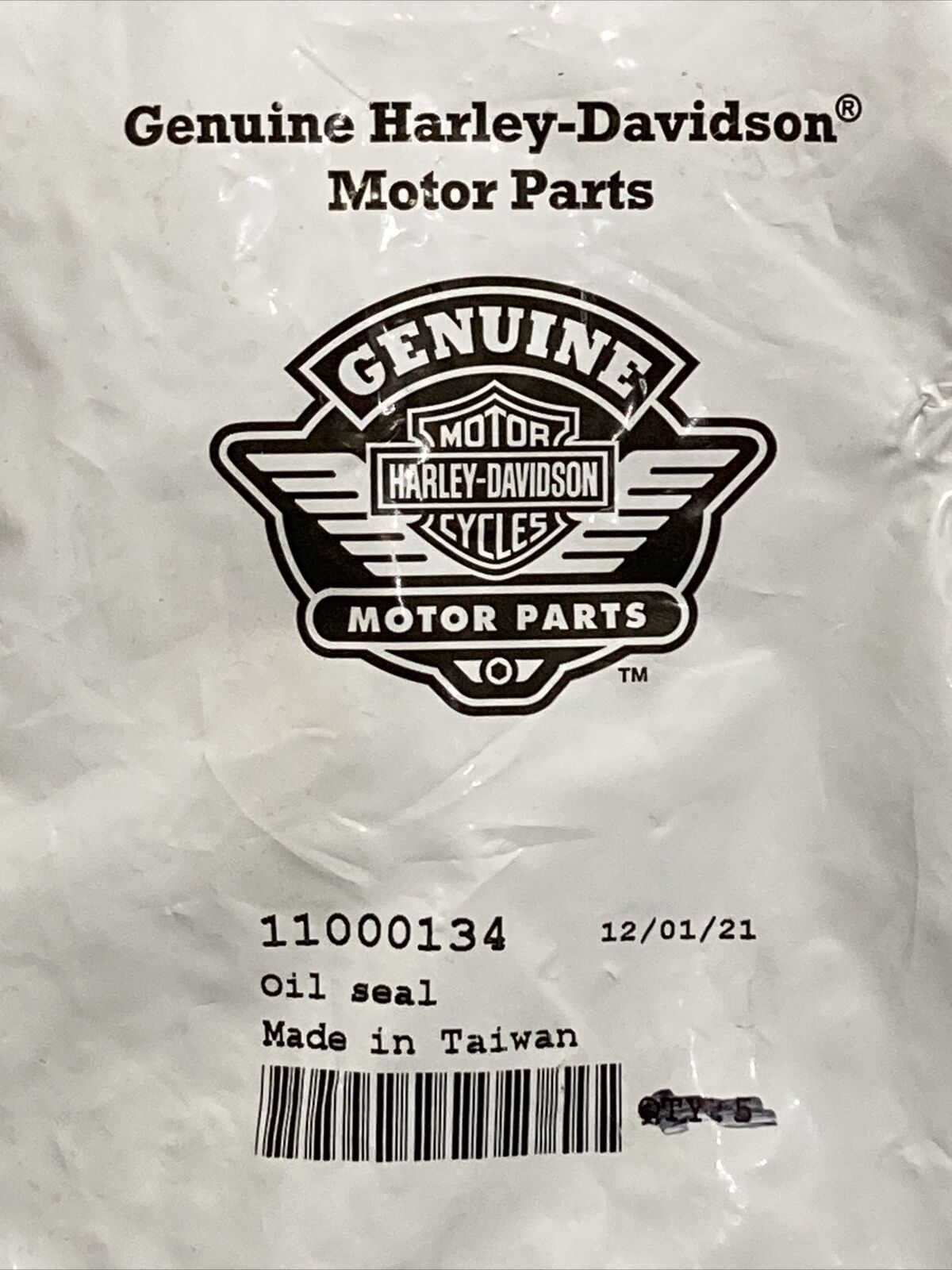 QTY 3 NEW GENUINE HARLEY-DAVIDSON 11000134 OIL SEAL