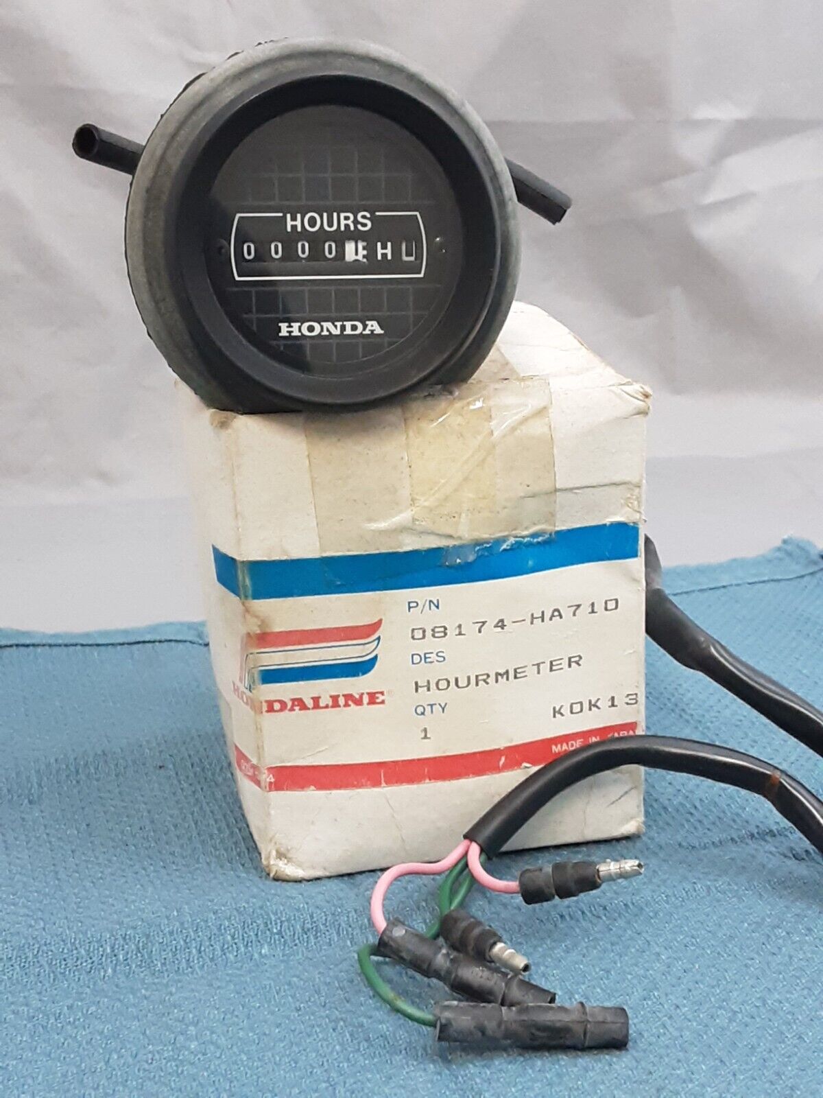 NEW GENUINE HONDA 08174-HA710 HONDALINE HOURMETER TRX300 TRX350 1986