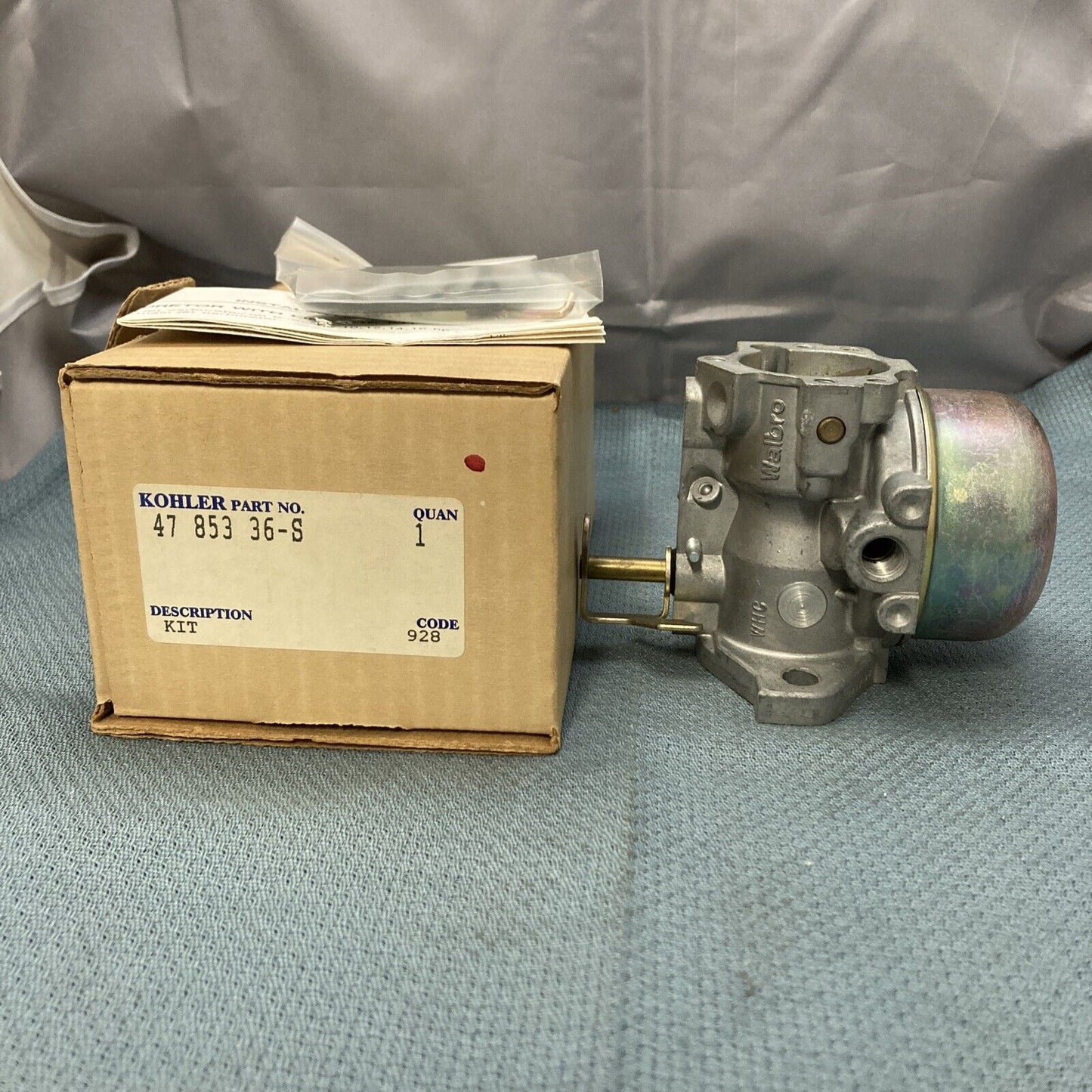 NEW GENUINE KOHLER 47 853 36-S KIT, CARBURETOR