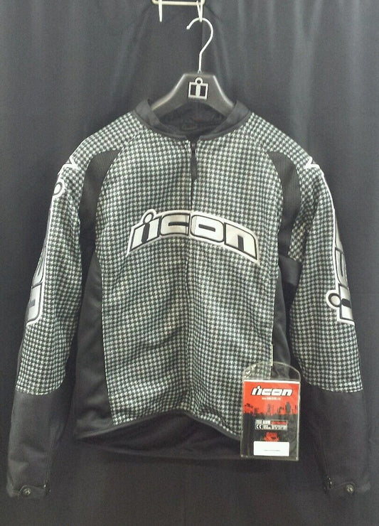 NEW ICON Black And Silver Hooligan 2 Jacket  X-large Ref 80725  See Listing