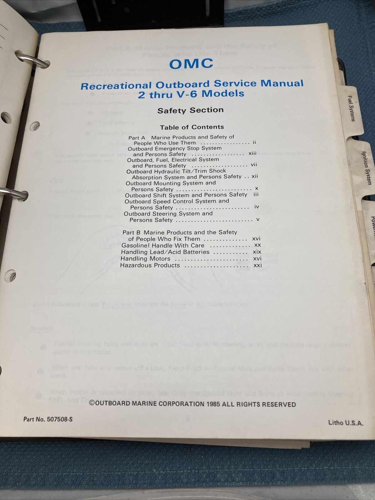 EVINRUDE/JOHNSON 507508 COMPLETE SERVICE MANUAL 2 THRU V6 RECREATIONAL MODELS