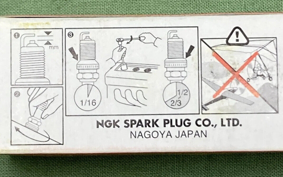 QTY 2 NEW NGK 4122 BR7HS SPARK PLUG