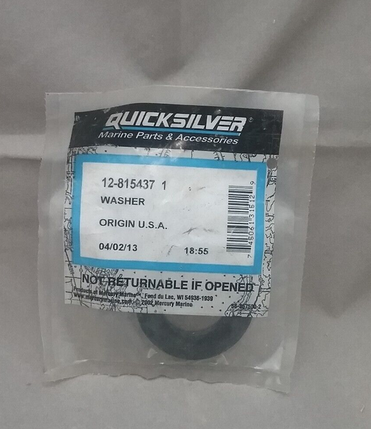 QTY2 NEW QUICKSILVER 12-815437 1 WASHER FOR STEERING ARM MERCURY 225HP