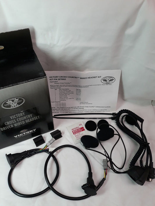 NEW VICTORY Cross Country Driver Wired Headset Part# 2878062