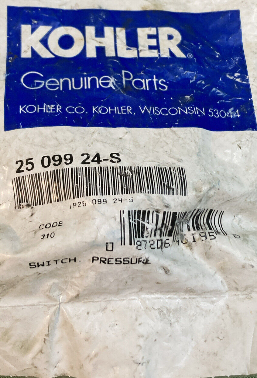 NEW GENUINE KOHLER 25 099 24-S SWITCH, OIL PRESSURE