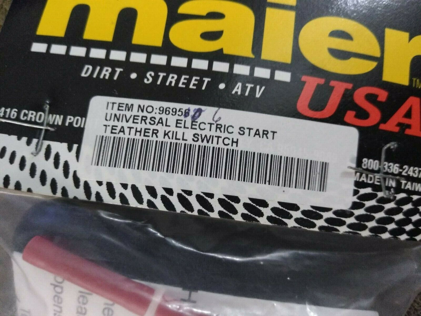NEW MAIER UNIVERSAL TETHER KILL SWITCH FOR ELECTRIC-START MODELS / 96946