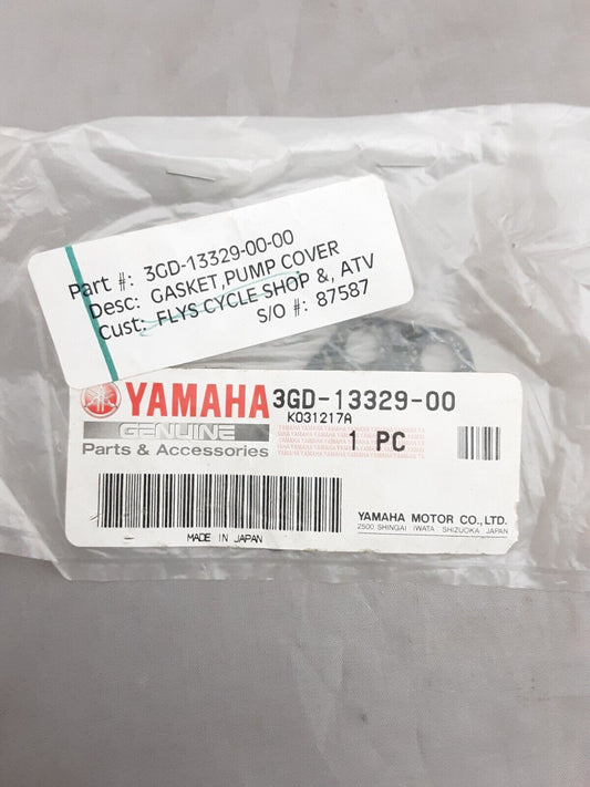 NEW GENUINE YAMAHA 3GD-13329-00 GASKET, PUMP COVER Tri-Moto YTM200 YTM225 84-21