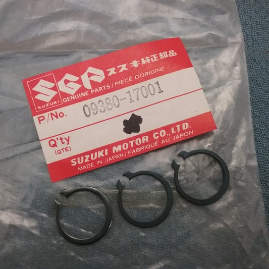 QTY 3 NEW GENUINE SUZUKI 09380-17001 TRANSMISSION CIRCLIP 55 M 31