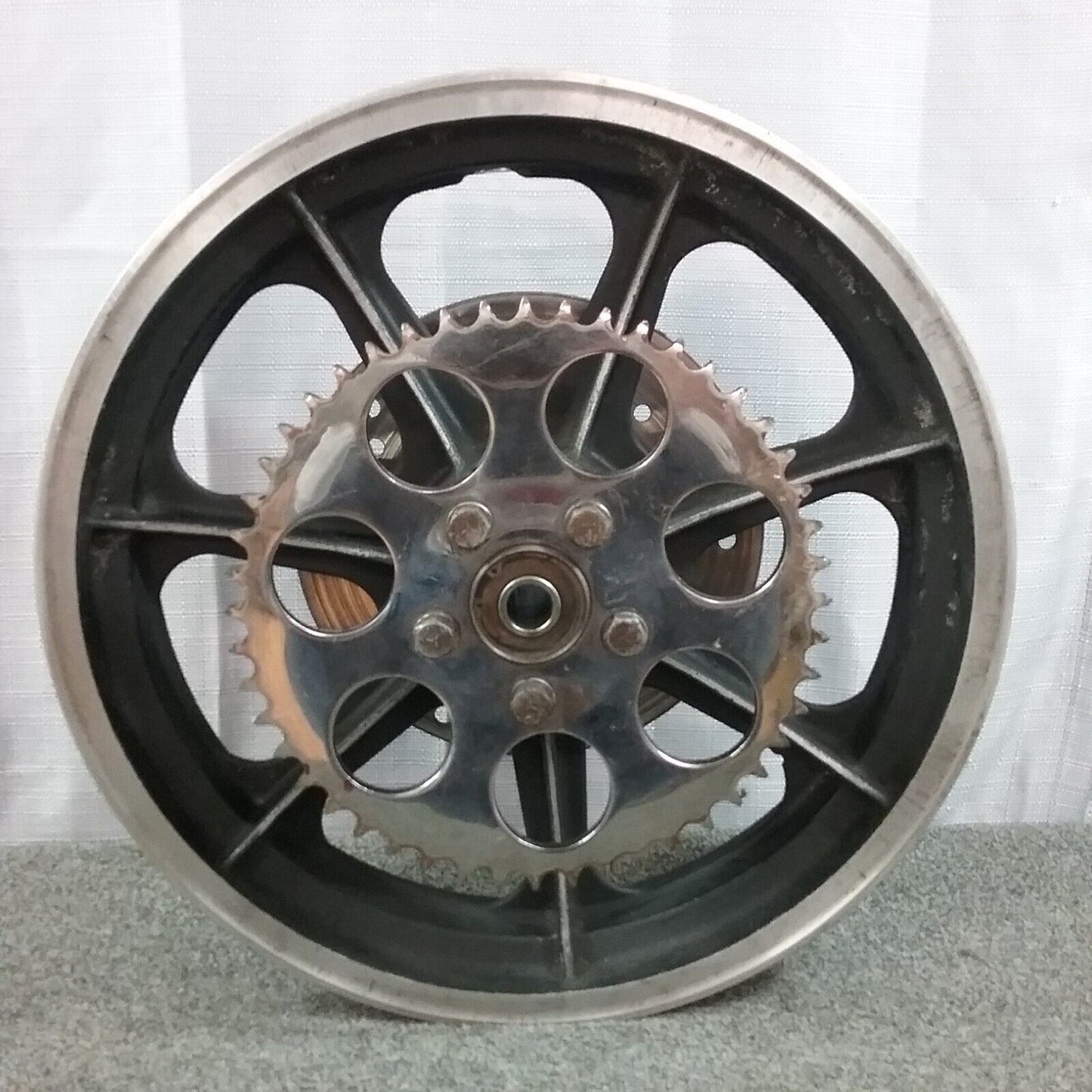 GENUINE MORRIS MAG 7 SPOKE 16" REAR WHEEL 3/4 AXLE SHOVEL HEAD