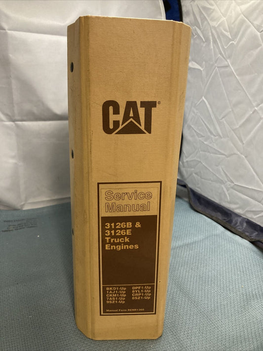 GENUINE CAT/CATERPILLAR SENR1360 SERVICE MANUAL 3126B & 3126E TRUCK ENGINES