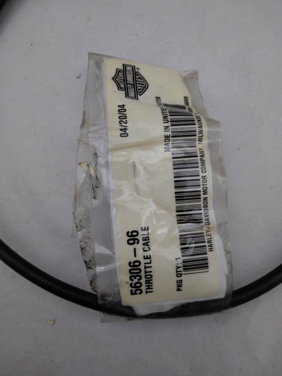 NEW Drag Specialties /Harley Davidson THROTTLE CABLE / 56306-96