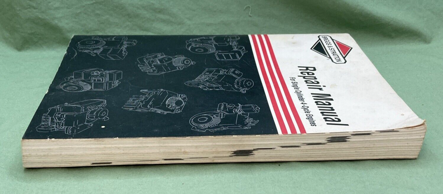 GENUINE BRIGGS & STRATTON 270962-12/97 SINGLE CYLINDER 4 CYCLE ENG REPAIR MANUAL