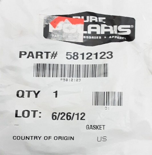 NEW GENUINE POLARIS 5812123 GASKET SPORTSMAN MILITARY RANGER RZR HAWKEYE 04-14