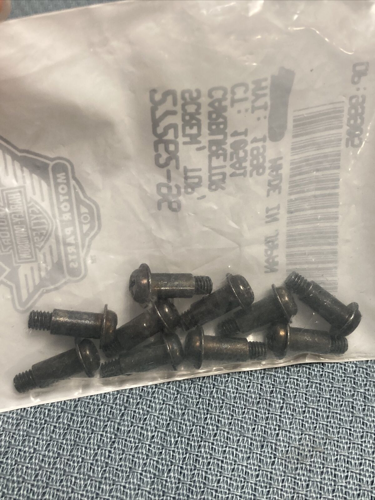 QTY 10 NEW GENUINE HARLEY DAVIDSON 27262-96 SCREW, TOP, CARBURETOR
