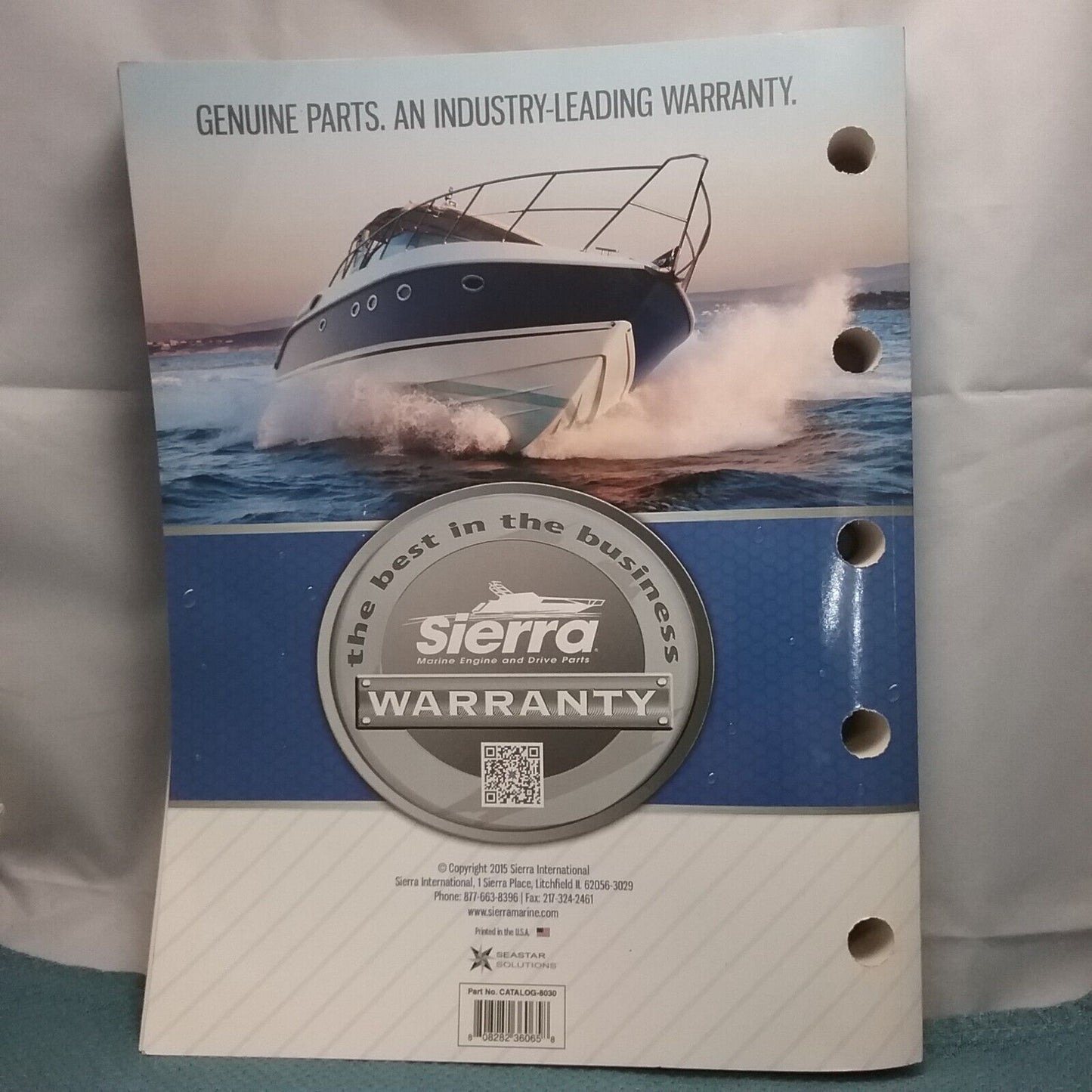 SIERRA 8030 MARINE ENGINE AND DRIVE PARTS CATALOG 2016 808282360658