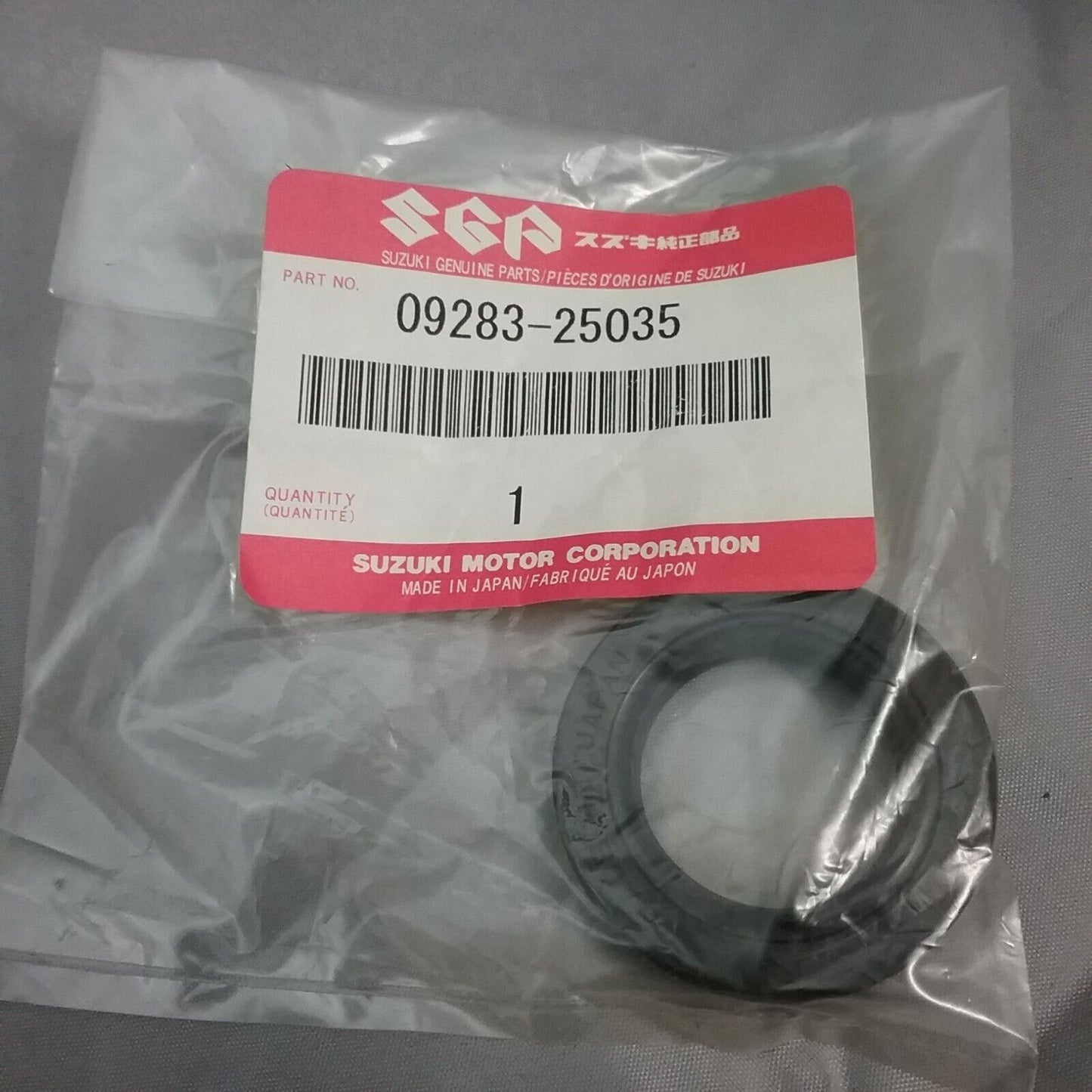 NEW GENUINE SUZUKI 09283-25035 OIL SEAL 25X40X7 TC100