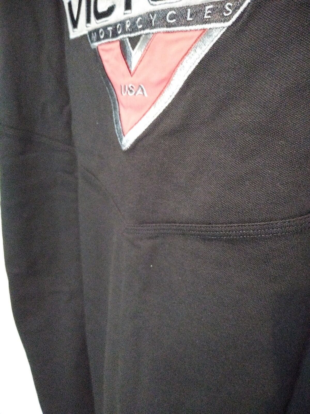 NEW VICTORY Black Polo Shirt / Size Medium / P286377603