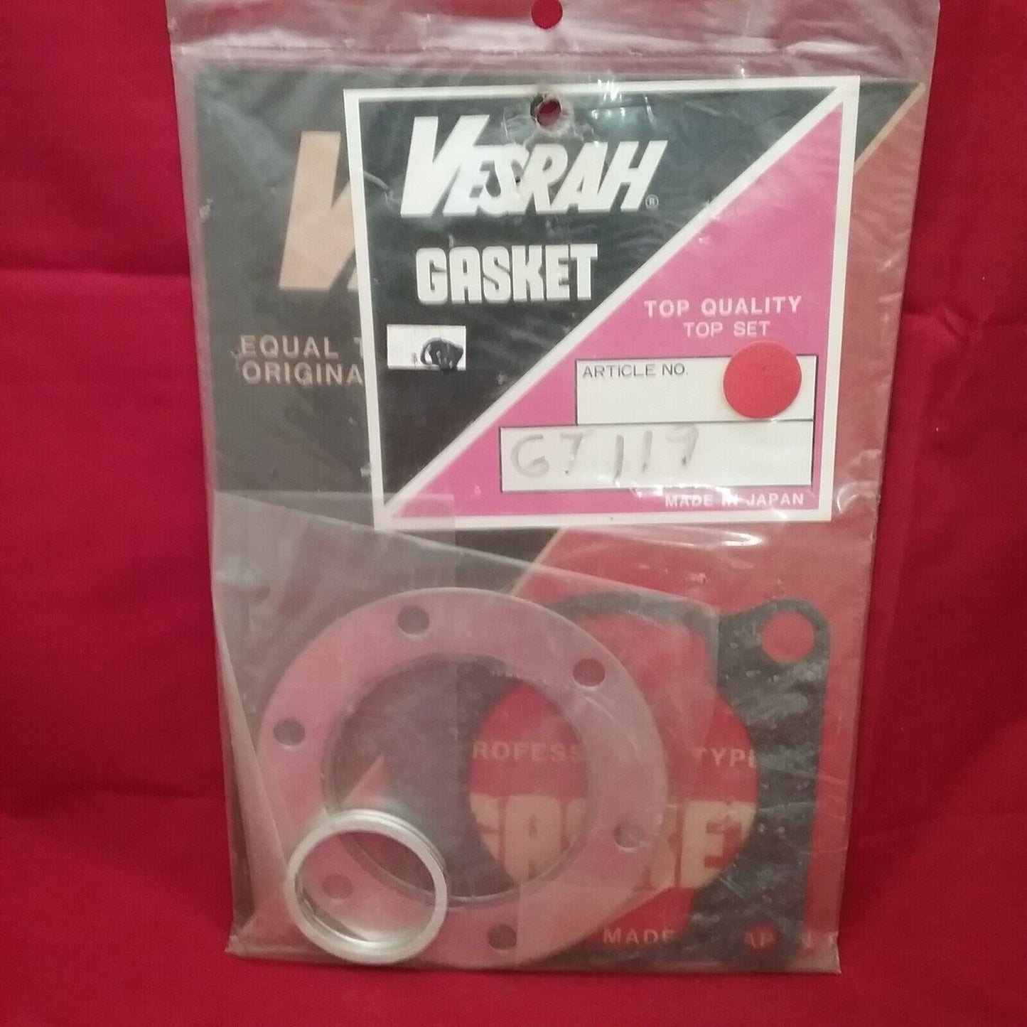 NEW VESRAH VG-676 TOP END GASKET KIT Yamaha YT175 Tri-Moto 1982-1983