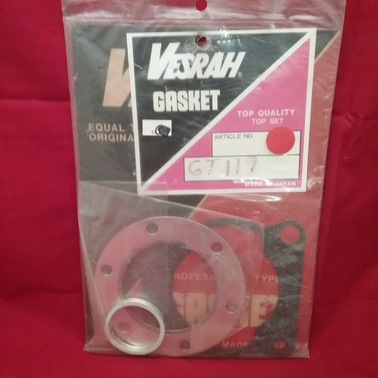 NEW VESRAH VG-676 TOP END GASKET KIT Yamaha YT175 Tri-Moto 1982-1983