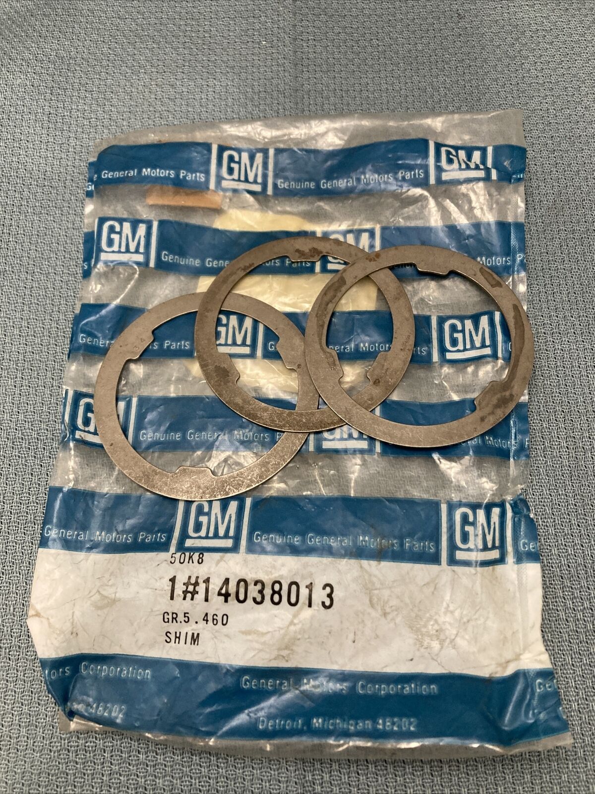 QTY 3 NEW GENUINE GM 14038013 SHIM GR 5.460