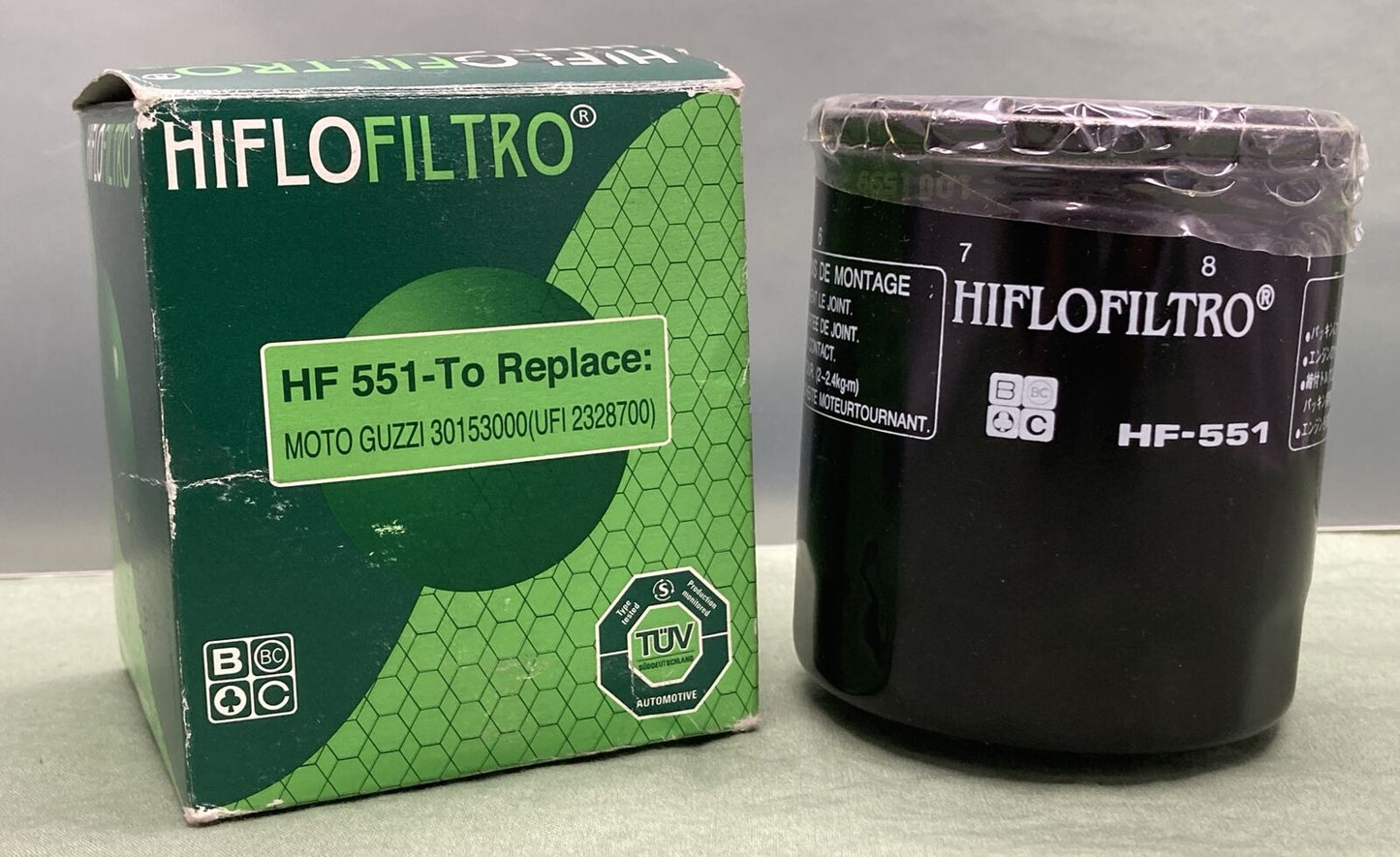 NEW GENUINE HIFLOFILTRO HF551 OIL FILTER