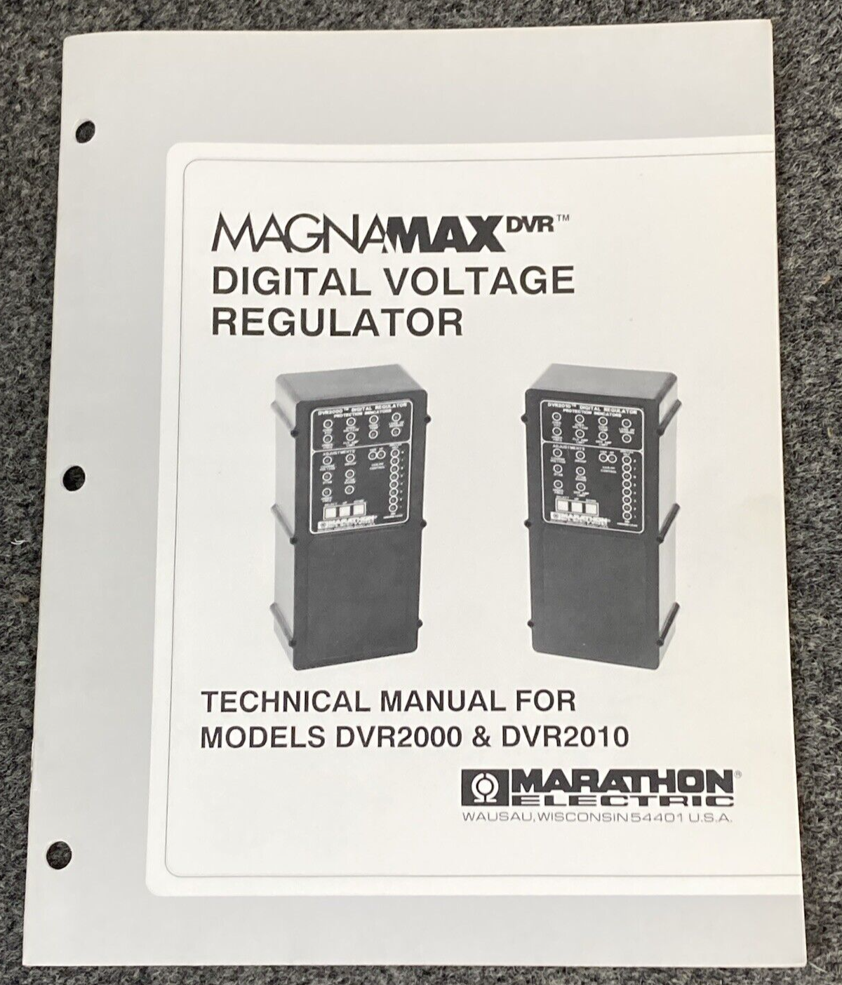 QTY 3 MARATHON ELECTRIC MAGNAMAX MANUALS