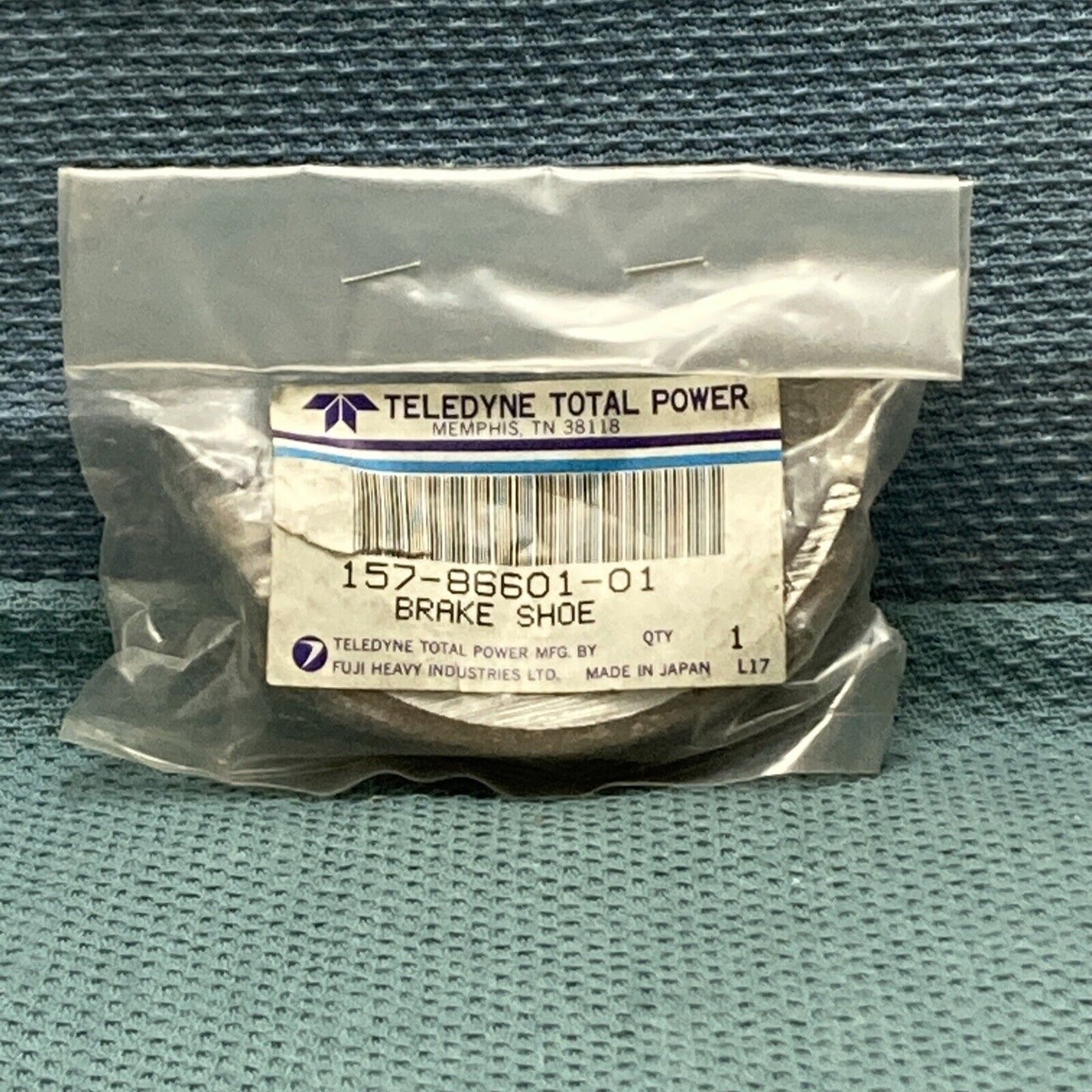 NEW GENUINE TELEDYNE TOTAL POWER 157-86601-01 BRAKE SHOE
