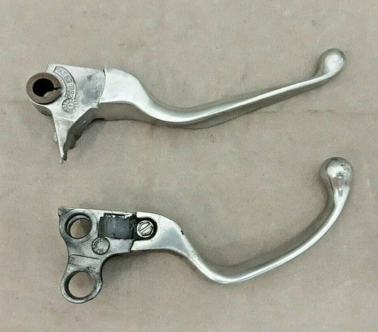 Set HARLEY DAVIDSON Aluminum Clutch & Brake Levers PN 12-21072 PAT 5311792