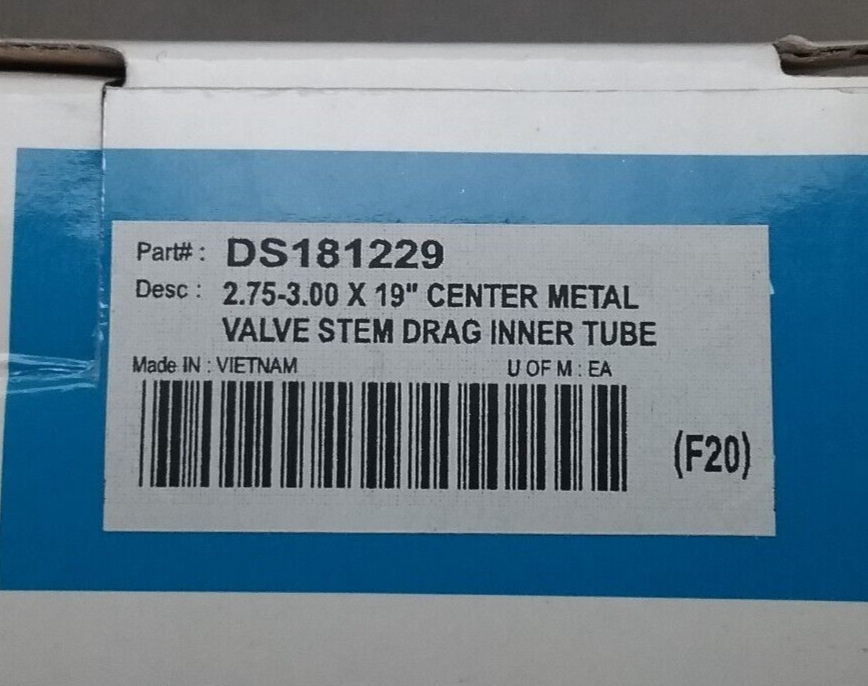 DRAG SPECIALTIES DS181229 INNERTUBE -STREET- 19" RIM 2.75-19 /3.00-19 /80/90-19