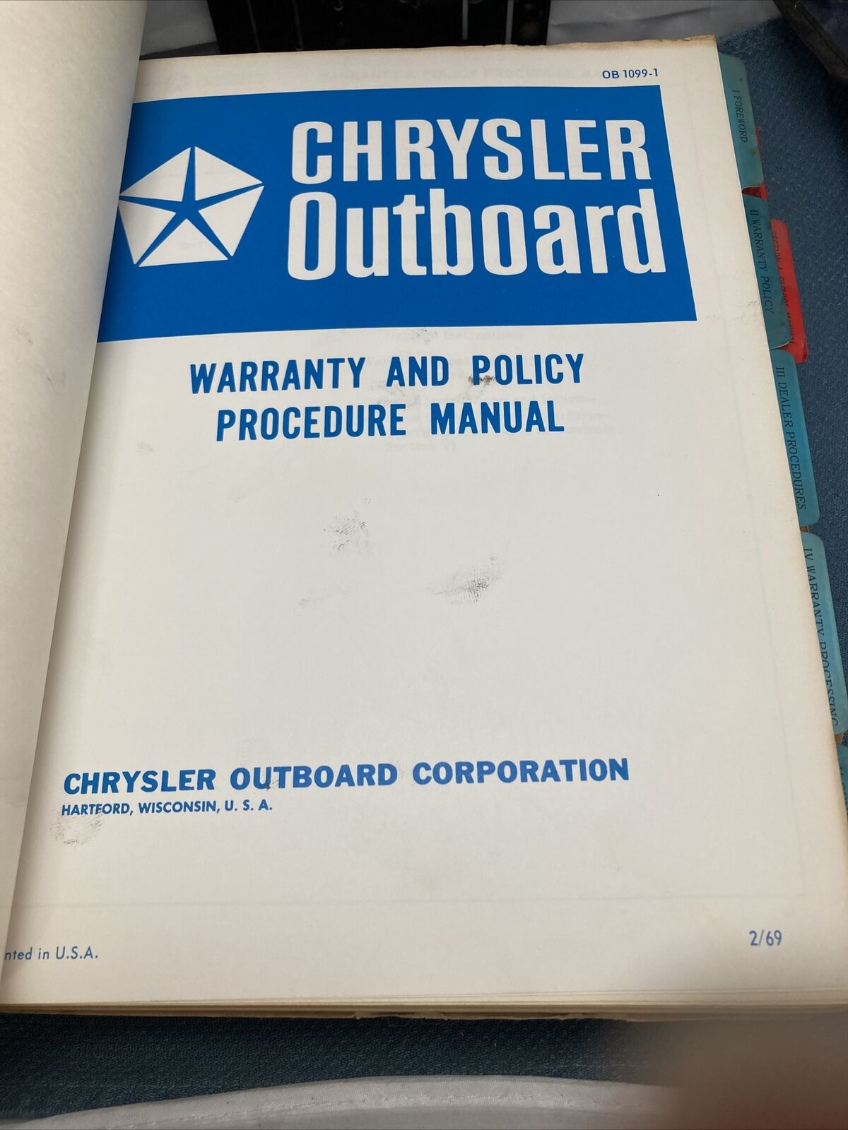 CHRYSLER OUTBOARD MOTORS OB151A-OB1722 SERVICE MANUALS/PARTS CATALOGS