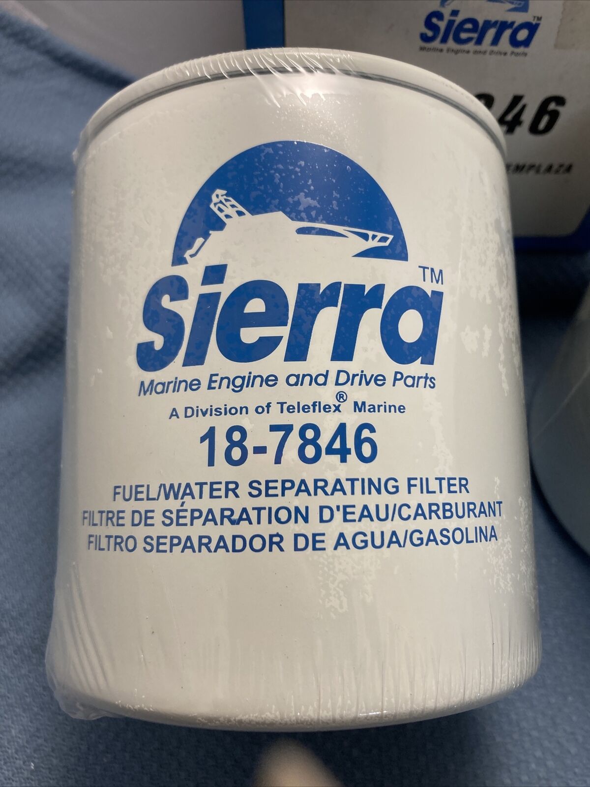 QTY 2, NEW SIERRA 18-7846 Fuel Water Separating Filter