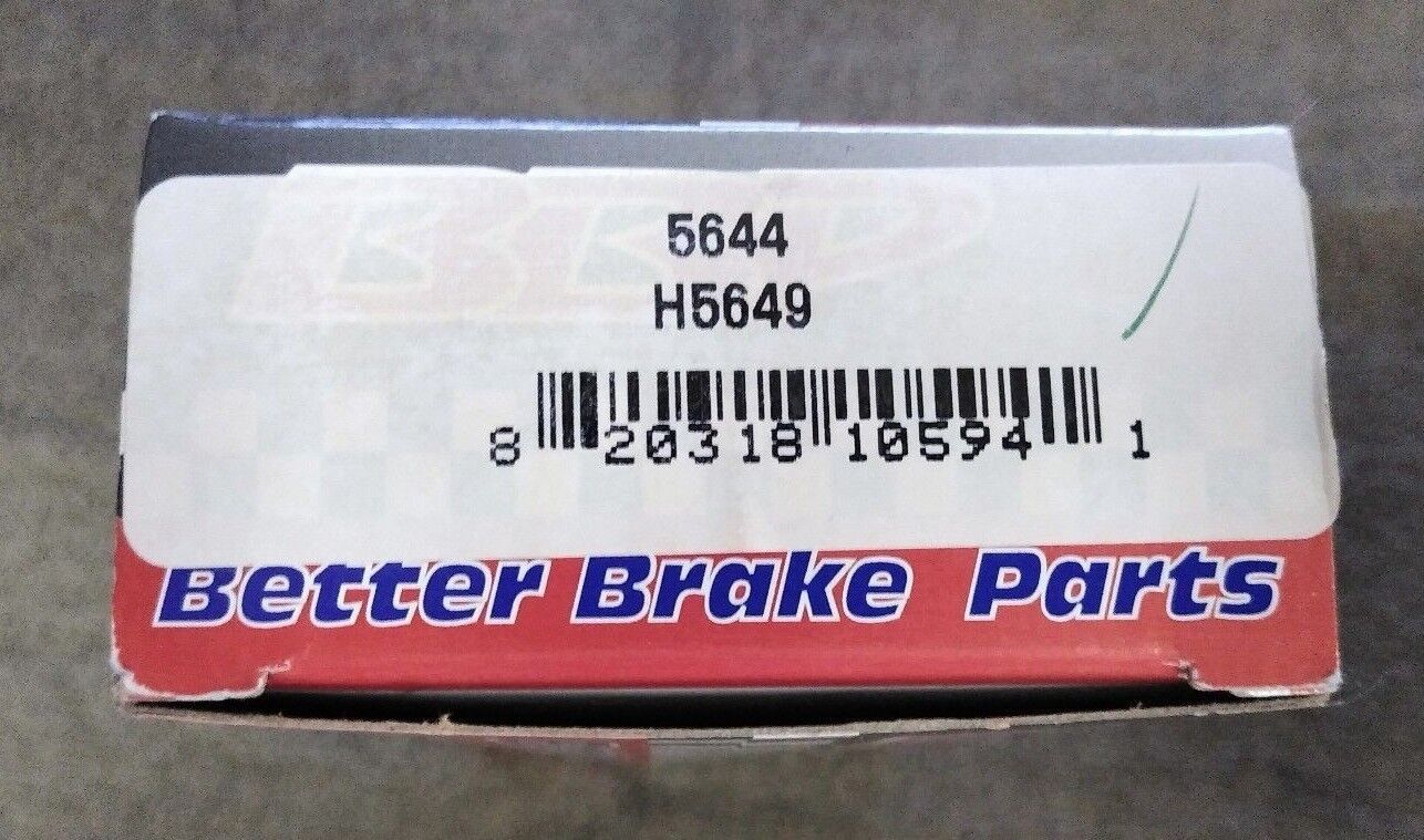 NEW BETTER BRAKE PARTS Brake Completion Kit 5644 / H5649