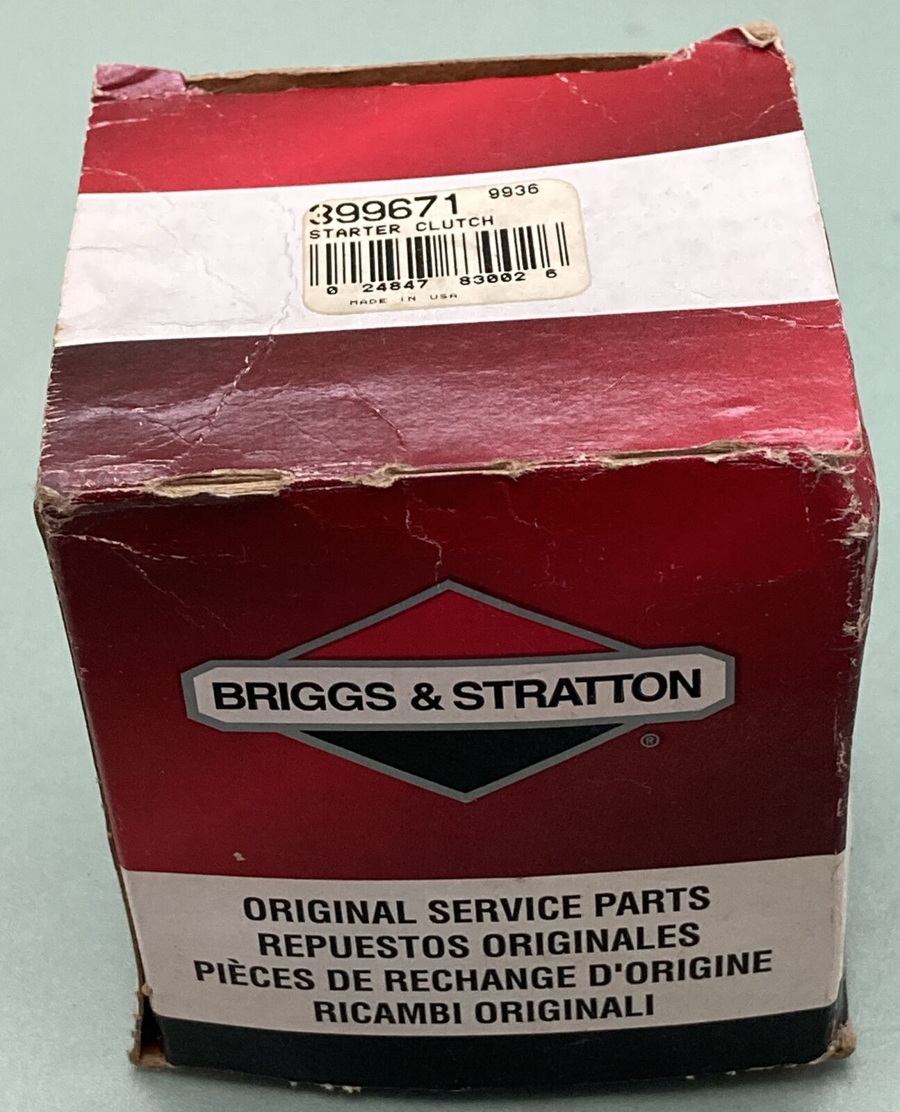 NEW GENUINE BRIGGS & STRATTON 399671 STARTER CLUTCH ASSEMBLY