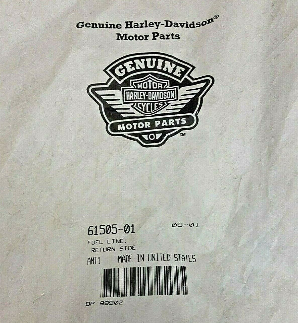 Genuine Harley Davidson New Return Side Fuel Line 61505-01