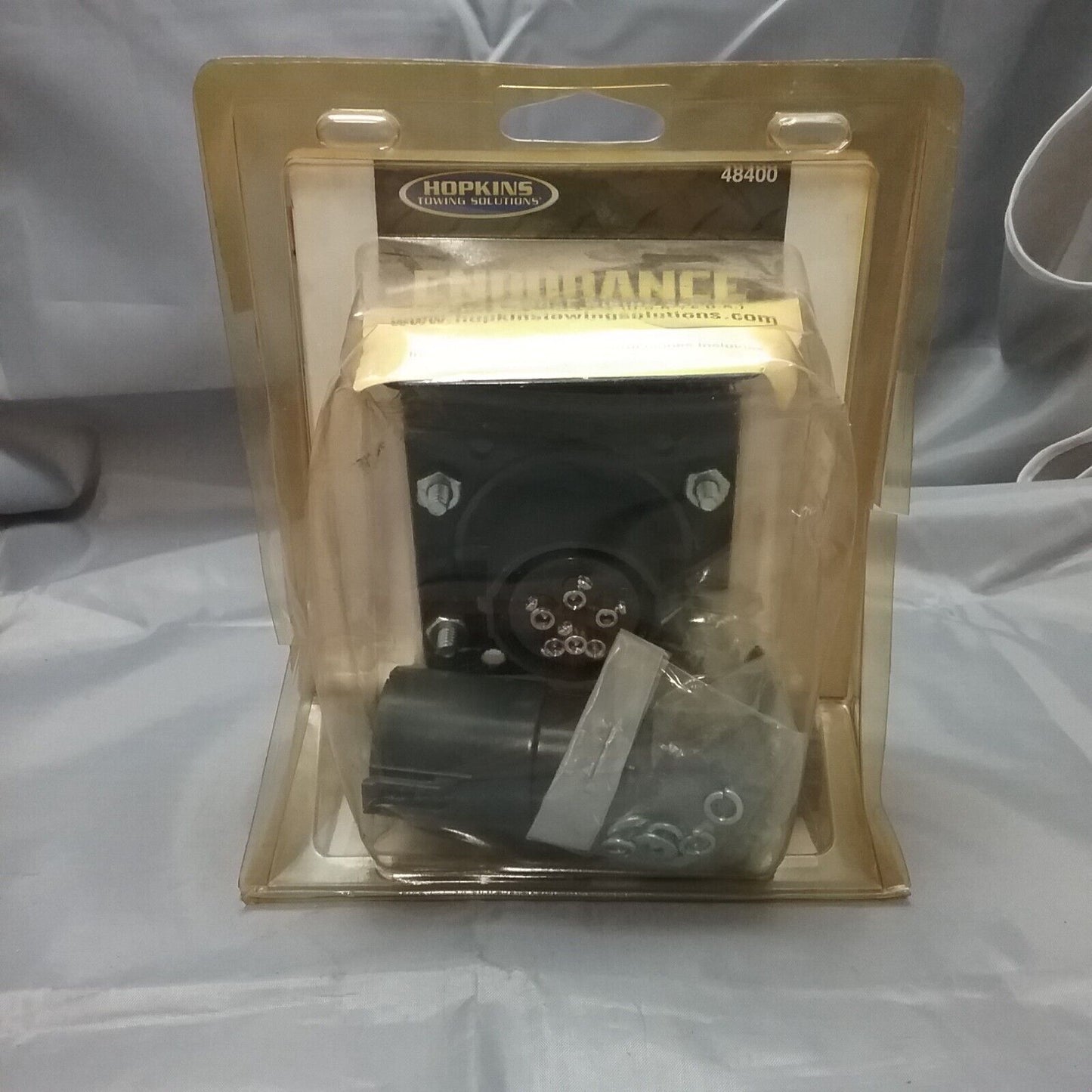 NEW HOPKINS TOWING SOLUTIONS 48400 6-POLE ROUND VEHICLE & TRAILER SET CONNECTOR