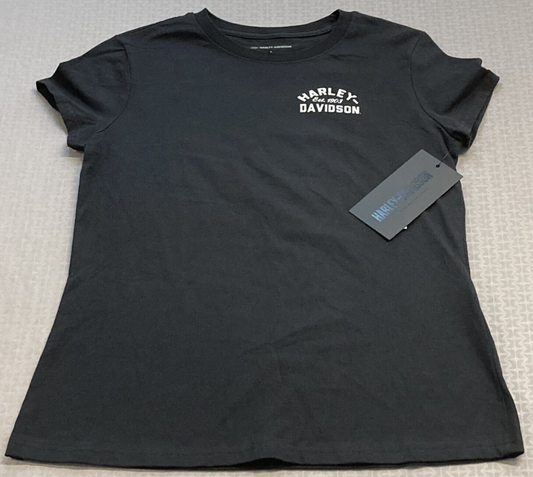 NEW GENUINE HARLEY DAVIDSON 96459-22VW WOMEN'S SMALL Forever Metropolitan Tee