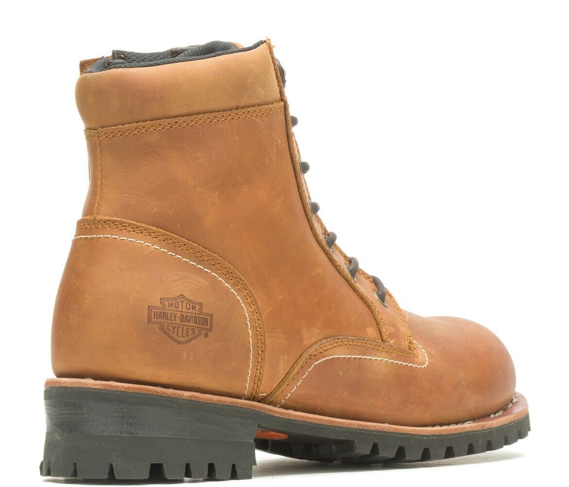 NEW GENUINE HARLEY DAVIDSON D96267 SIZE 12 BENTLER M 6" BROWN MOTORCYCLE BOOTS