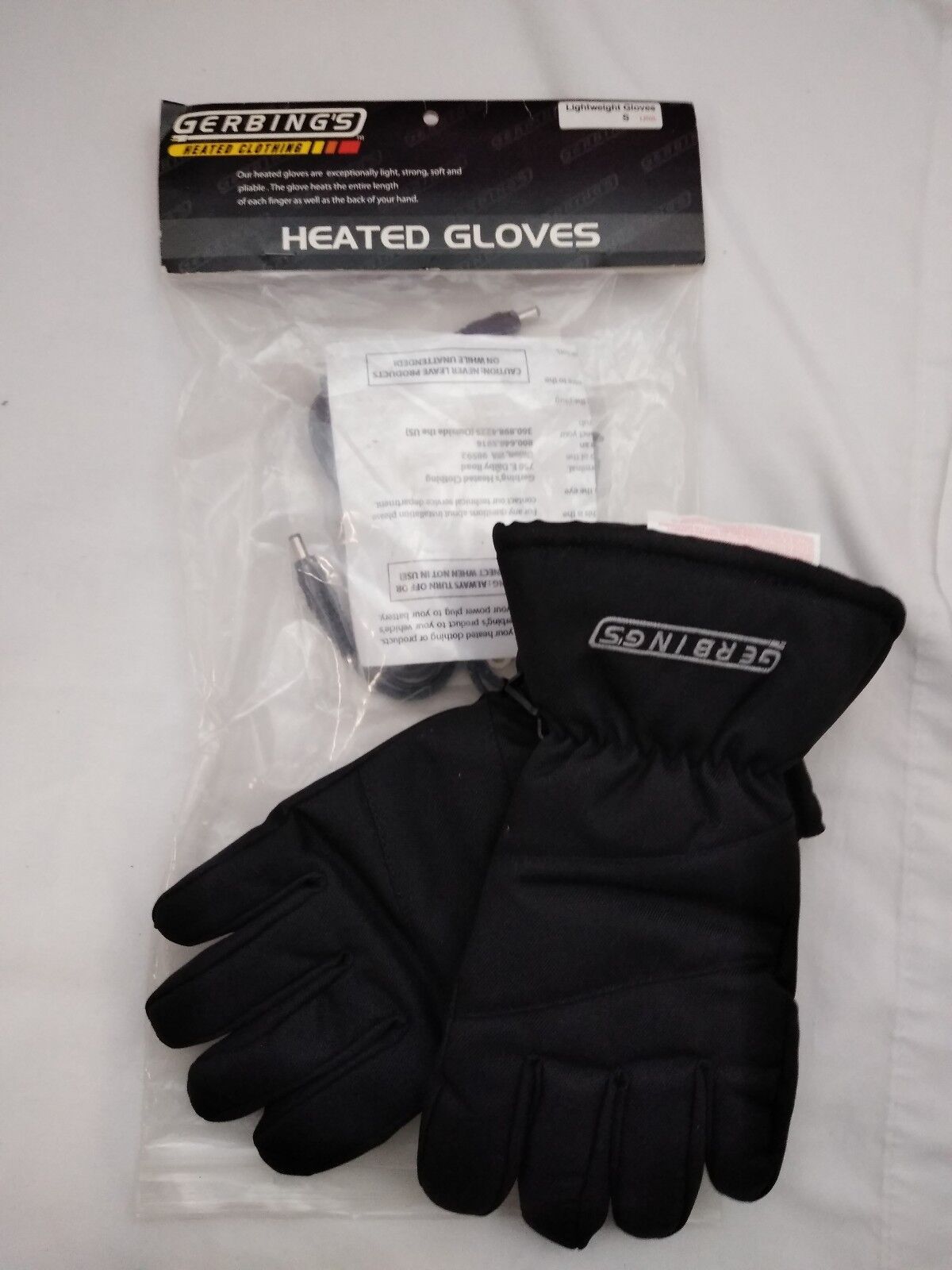 NEW Gerbing's Motorcycle Cold Weather Heated Gloves / Thinsulate 100gram