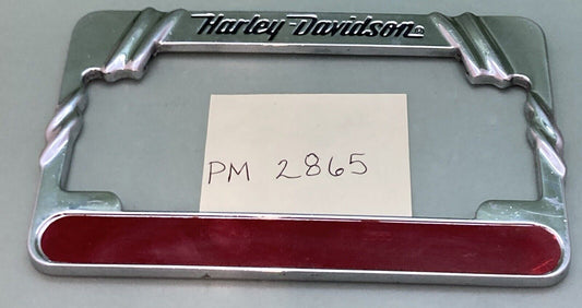 GENUINE HARLEY DAVIDSON PM 2865 LICENSE PLATE FRAME