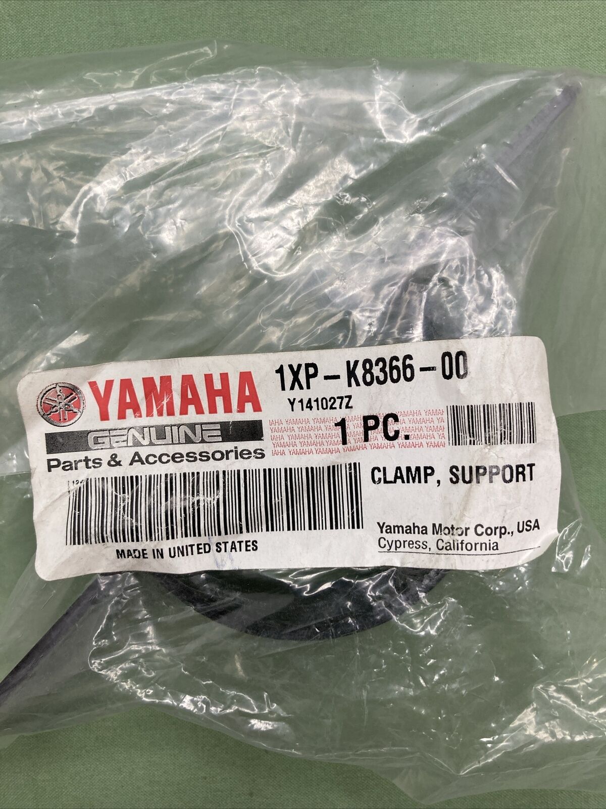 QTY 2 NEW GENUINE YAMAHA 1XP-K8366-00 SUPPORT CLAMP VIKING