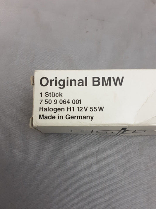 NEW GENUINE BMW 07509064001 H1 12V 55W ORIGINAL HALOGEN LIGHT BULB