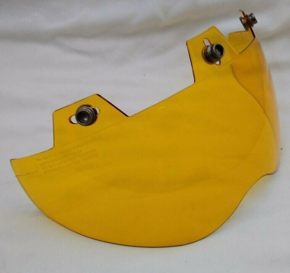 New ECHO Universal 3 Snap Shorty Shield/  Face Shield / Visor / Amber / 02-307