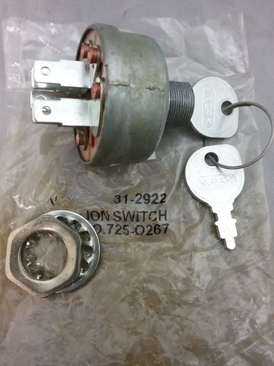 NEW INDAK 31-2922 IGNITION SWITCH FOR MTD