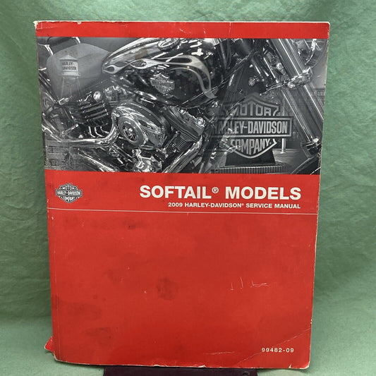 GENUINE HARLEY DAVIDSON 99482-09 SOFTAIL SERVICE MANUAL 2009