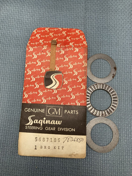 NEW GENUINE GM SAGINAW 5687186 BEARING KIT, STEERING GEAR WORM THRUST