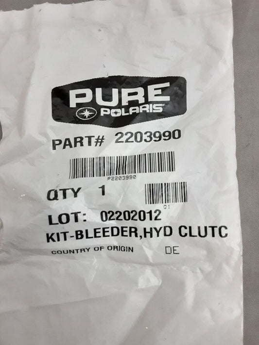NEW GENUINE POLARIS 2203990 BLEEDER HYD. CLUTCH V13SW36/AW36 2013-2014
