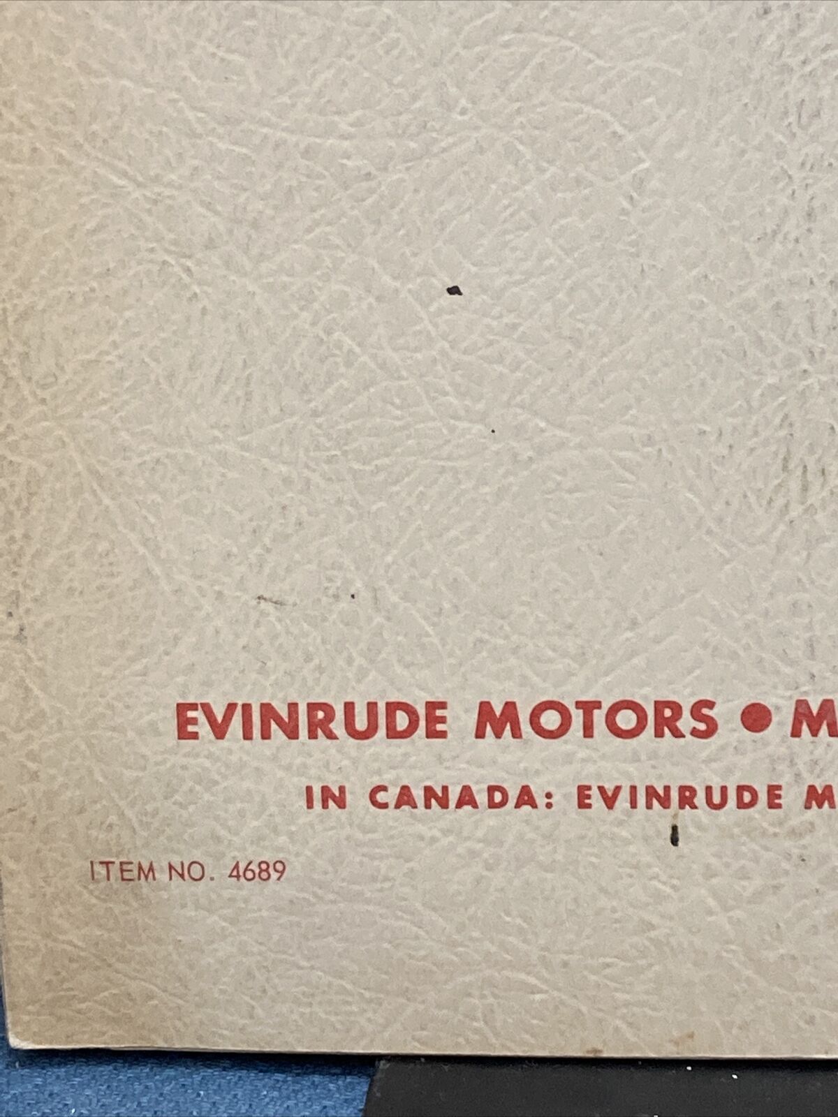 EVINRUDE 4689 SERVICE MANUAL 1970 TRIUMPH 60HP MODELS 60072 AND 60073